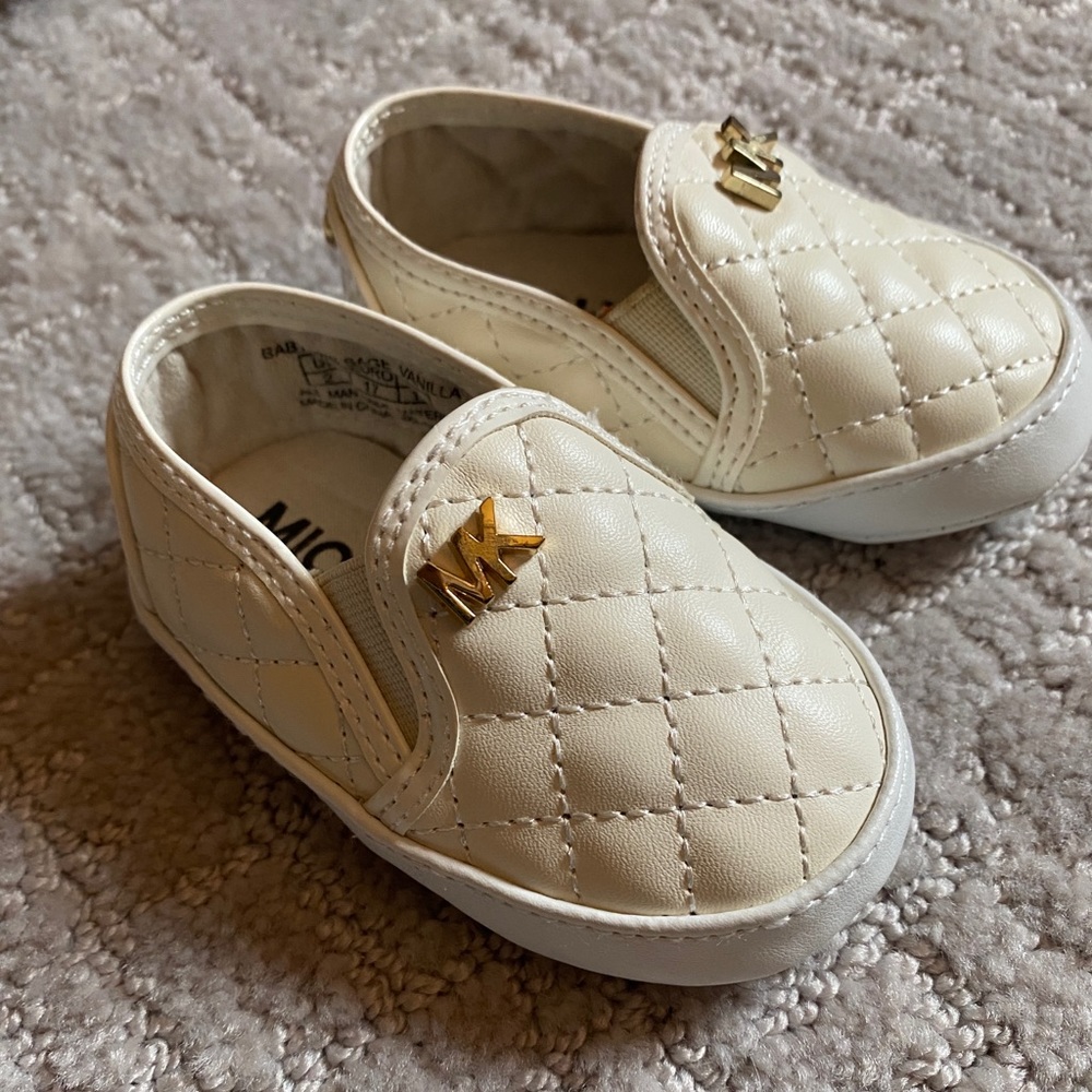 Ivory Michael Kors baby shoes - size 2